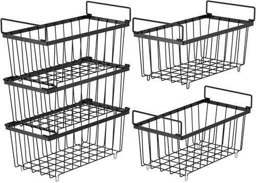 Deep freezer organizer bins - organizer, bins,