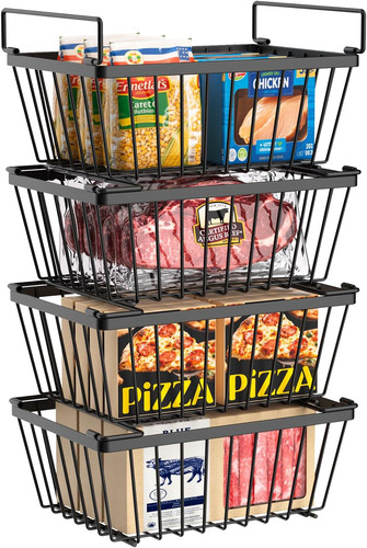 Pack freezer organizers bins - 4,