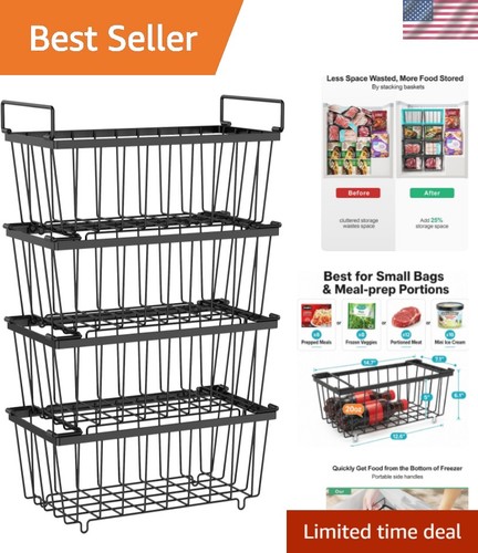 Freezer organizer bins small - freezer,