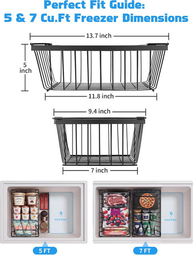 Pack freezer organizers bins - pack,